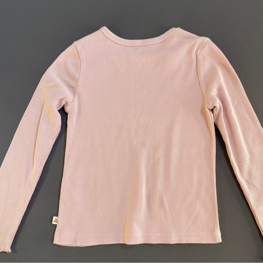 GAP Light Pink Long Sleeve Tee for Kids - Picture 10 of 13